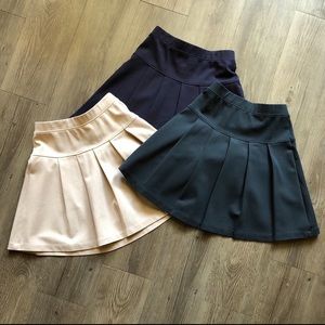 PRIMARY Ponte (pleated uniform skirts)